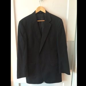 Men's black express sports coat.